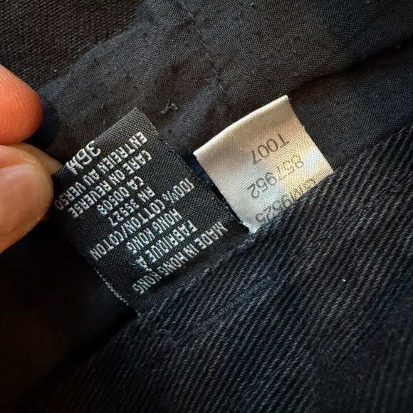 Marithe Francois Girbaud Black Cargo Pants Utility Strap Streetwear Vintage 36 - Picture 3 of 8